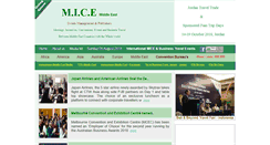 Desktop Screenshot of micemiddleeast.com